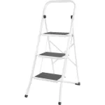 Scară pliabilă din oțel Strend Pro LFD110, 3 trepte, 150 kg