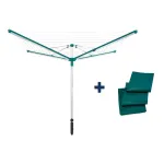 Uscător de rufe exterior Leifheit Linomatic 500 Deluxe cu husă