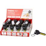 Svietidlo Strend Pro Keychain, kľúčenka, prívesok, s magnetom, LED 60 lm, 75x30 mm, Sellbox 24 ks