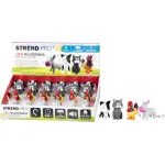 Breloc cu LED si sunet Strend Pro, animale diverse, 5 lm, set 24 buc
