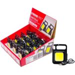 Svietidlo Strend Pro Worklight NX1082, prívesok, LED 160 lm, magnet, s klipsou, USB nabíjanie, Sellbox 12 ks