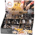 Set forme pentru prăjituri de Crăciun MagicHome, inox, 6 modele