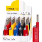 Zapaľovač Strend Pro MINI 4 farby, Sellbox 20 ks