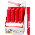 Marker permanent roșu Strend Pro, vârf rotund 4,5 mm, set 12 buc