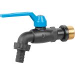 Ventil Strend Pro, záhradný, čierny, G3/4", nylon