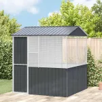 Cușcă pentru păsări Antracit 215 x 209 x 230 cm Oțel Galvanizat GartenMobel Dekor