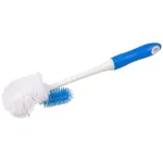 Perie WC MagicHome cu perie laterală pentru curățare eficientă, 37 cm