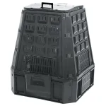 Compostor de grădină EVOBLACK 630 litri, negru, cu aerisire