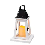 Lampa decorativă LED MagicHome din lemn, stil vintage, 17x17x33 cm