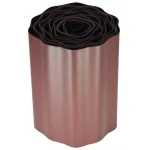 Bordură pentru gazon din plastic Strend Pro Garden, 9 m, 150 mm, maro