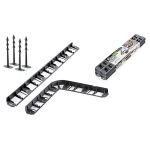 Obruba Garden Border 1045, 8 m, čierna, 28 tŕňov