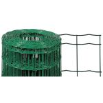 Plasă de gard EUROPLAST verde 2x25 m, 100x50 mm, fir 2,2 mm Zn+PVC