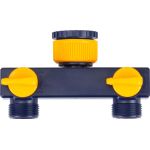 Distribuitor 2 căi pentru furtun de grădină cu robinete DY8003