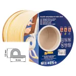 Garnitură etanșare Stomil profil P 9x5,5 mm, 100 m, maro, ferestre și uși