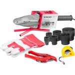 Aparat de lipit țevi PPR Strend Pro 1500W, 20-63 mm, set 14 piese