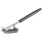 Perie pentru curatarea gratarului BBQ cu racleta, 44x9,8x7 cm