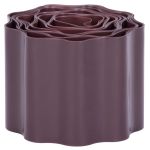 Bordură pentru gazon Strend Pro Garden, plastic maro, 100 mm, 9 m