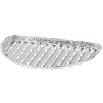 Miska MagicHome 33x19x2.0 cm, 4 ks, polkruhová, perforovaná, ALU