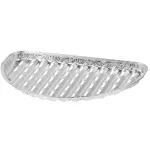 Tavă grill perforată din aluminiu MagicHome 33x19 cm, set 4 buc