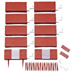 Bordură de grădină solară LED Strend Pro Garden, 2,2 m, 10 piese