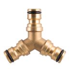 Racord Y metalic 3 cai 3/4 pentru furtun de gradina GF121