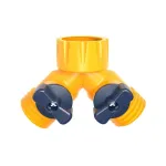 Distribuitor furtun grădină 2 căi cu robineți Strend Pro Garden