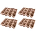 Sadbovač Strend Pro Herrison P1002, papierový, 12 priesad, bal. 4 ks, 210x170x45 mm