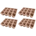 Tăviță pentru răsaduri din hârtie Strend Pro, 12 celule, set 4 buc
