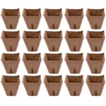 Ghivece pentru rasad din hartie Strend Pro Herrison 6x6 cm, set 20 buc