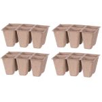 Sadbovač Strend Pro Herrison P1108, papierový, 6 priesad, bal. 4 ks