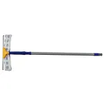 Racletă pentru geamuri Neco 300 mm cu mâner telescopic 120 cm și lavetă
