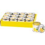 Sviečka Citronella, repelentná, plechová dóza, 50 g, 55x55 mm, Sellbox 12 ks