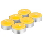 Lumanari citronella tip pastila galbene, repelente, set 6 buc