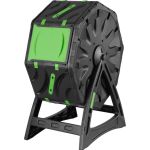 Compostor de gradina tip tambur Strend Pro Garden, 70 L, negru