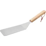 Spatula pentru gratar din inox 34 cm, cu maner din lemn