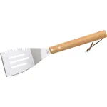 Spatulă pentru grătar Strend Pro Grill din inox, cu mâner din lemn, 41 cm