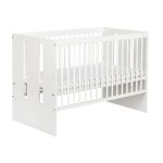 Patut copii din lemn KLUPS PAULA Alb