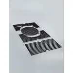 Grătar grill Manresa BBQ 225x440 mm, cu cerc interior pentru grătar