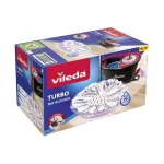 Set mop rotativ Vileda Turbo 3 în 1 cu găleată și microfibră
