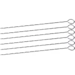 Set 6 tepuse din inox pentru gratar si frigarui MagicHome, 27,5 cm