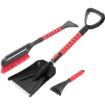 Set auto pentru zapada si gheata Strend Pro, lopata telescopica 3 piese