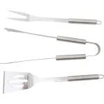 Set unelte pentru grătar Strend Pro Grill din inox, 3 piese