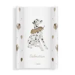 Saltea de infasat pentru bebe 70x47,5 cm cu intaritura Klups Dalmatian
