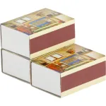 Chibrituri de siguranță KM 47 mm, set 3 cutii x 240 bucăți