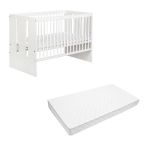 Patut Klups Paula Alb + Saltea Confort II 12