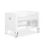 Patut copii din lemn KLUPS BLANKA Alb