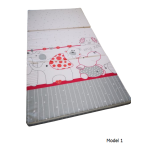 Saltea Pliabila Spuma Poliuretanica 120x60x5 cm - Color