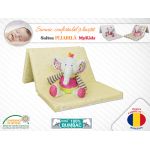 Saltea Pliabila Spuma Poliuretanica 120x60x5 cm - Galbena