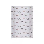 Saltea de înfășat moale pentru bebe 70x47,5 cm Rainbow Grey