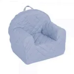 Fotoliu pentru copii Klups Star Jeans din bumbac matlasat, 50x35x45 cm